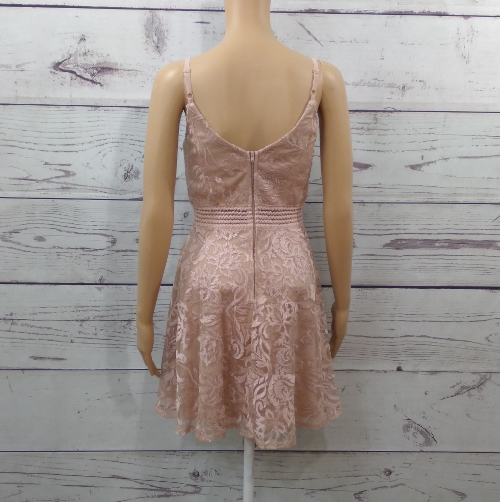 Xtraordinary Spaghetti Strap Embroidered Illusion - Picture 7 of 11